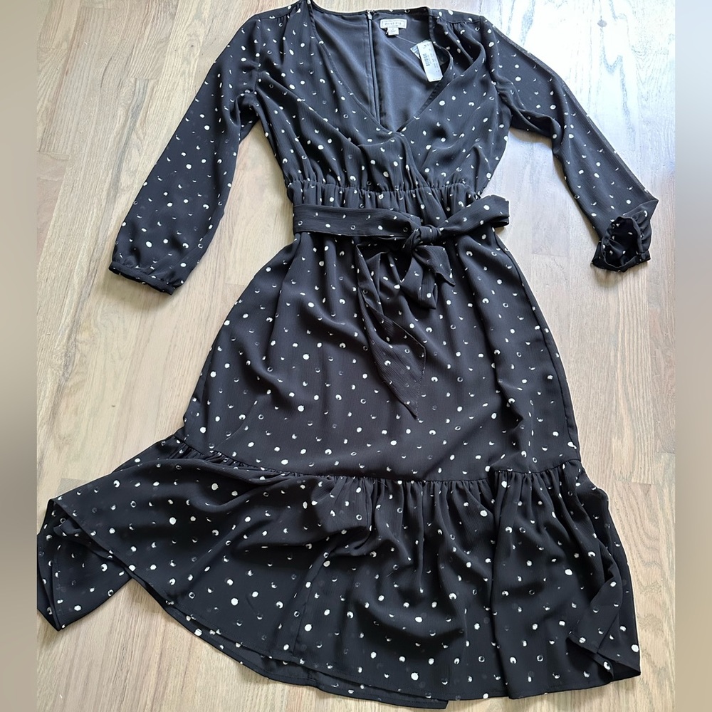 NWT Jcrew Point Sur Black Dress